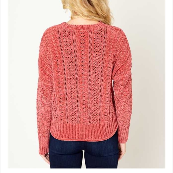 NWT Altar'd State Myra Chenille Sweater - Picture 4 of 6